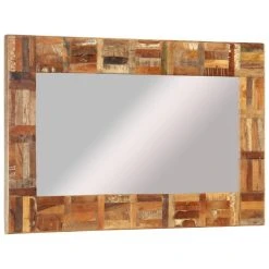 VidaXL Miroir Mural Bois Massif De Récupération 60x110 Cm -magasin Vente-unique vidaxl miroir mural bois massif de recuperation 60x110 cm 12772052 34309572 1140x1140