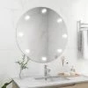 VidaXL Miroir Mural Sans Cadre Avec Lampes LED Rond Verre -magasin Vente-unique vidaxl miroir mural sans cadre avec lampes led rond verre 11559990 30325918 1140x1140