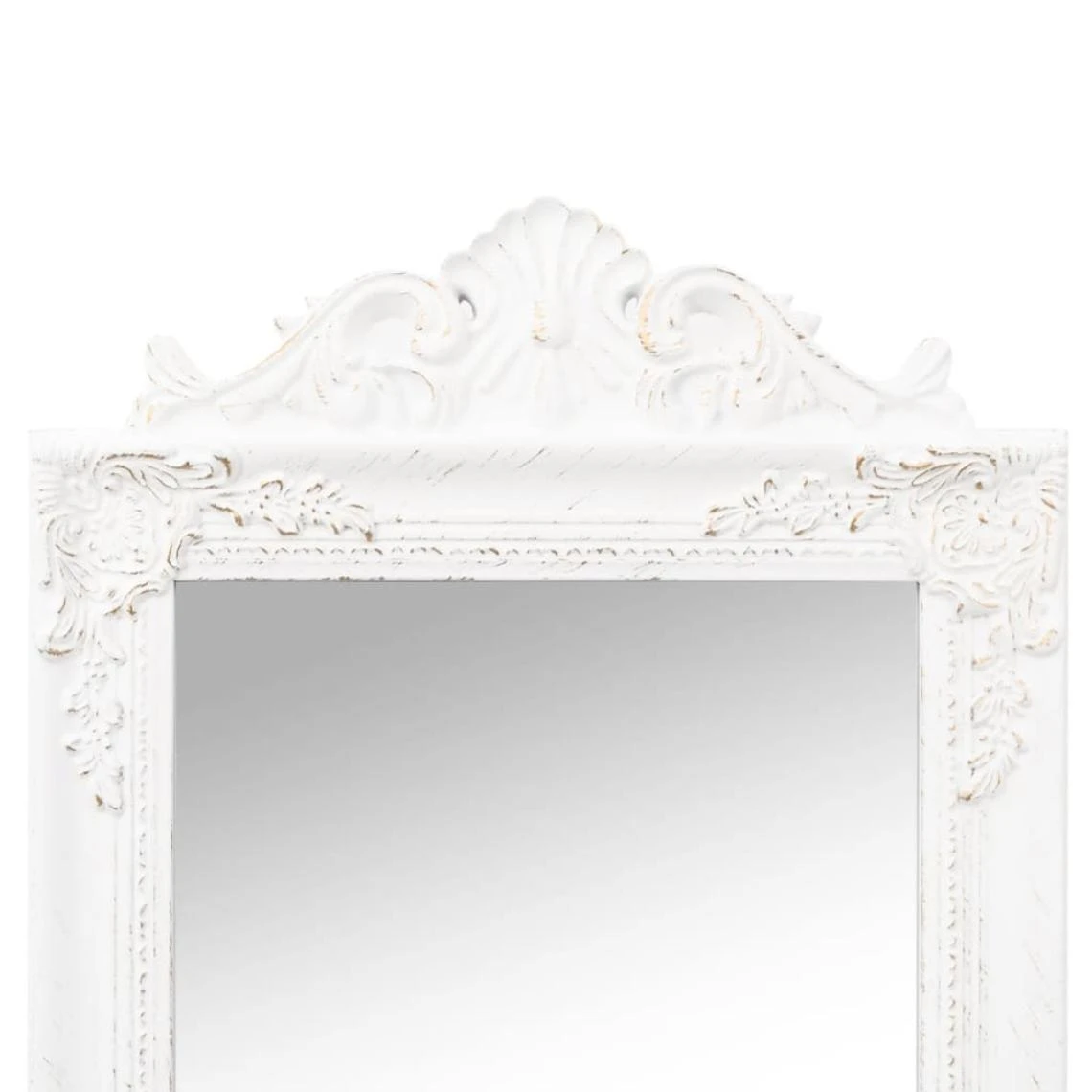 VidaXL Miroir Sur Pied Blanc 40x160 Cm 6 VidaXL Miroir Sur Pied Blanc 40x160 Cm – Image 4