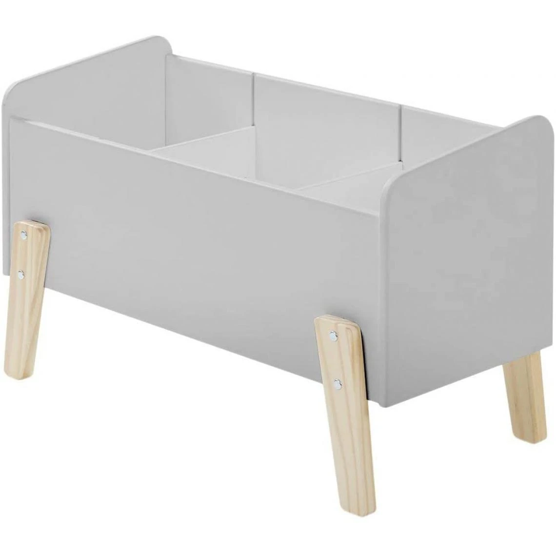 Vipack KIDDY Coffre à Jouets Gris Cool 3 Vipack KIDDY Coffre à Jouets Gris Cool